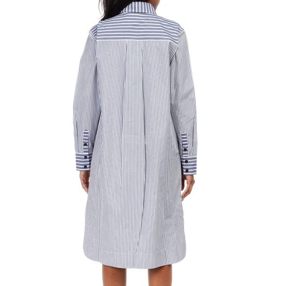 GANNI Stripe Cotton Shirtdress - Picture 5 of 9